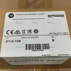 NEW SEALED ALLEN BRADLEY 2711C-T3M PANELVIEW C300 MONO/TOUCH/RS232/DF1/RS485