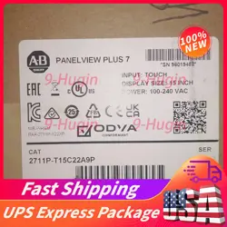 1PC SEALED ALLEN-BRADLEY 2711P-T15C22A9P PANELVIEW PLUS 7 GRAPHIC TERMINAL
