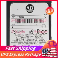 1PC SEALED ALLEN-BRADLEY 2711-T10C9 PANELVIEW PLUS 700 COLOR/TOUCH FREE SHIPPING