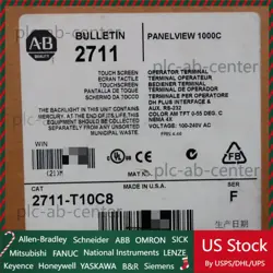 ALLEN-BRADLEY 2711-T10C8 1000 COLOR TERMINAL 10.4-IN AB 2711 T10C8 US FREE TAX