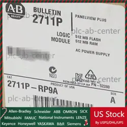 ALLEN BRADLEY 2711P-RP9A 2711PRP9A PANELVIEW PLUS 1250 TOUCH HMI US FREE TAX