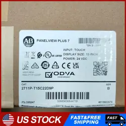 1PCS ALLEN-BRADLEY 2711P-T15C22D9P /B PANELVIEW PLUS 7 TERMINAL 2711PT15C22D9P