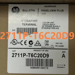 NEW ALLEN BRADLEY 2711P-T6C20D9 TOUCH SCREEN FACTORY SEALED