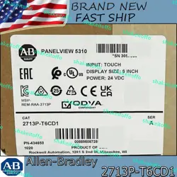 BRAND NEW SEALED ALLEN-BRADLEY 2713P-T6CD1 PANELVIEW 5310 GRAPHIC TERMINAL AB
