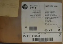 NEW ALLEN BRADLEY 2711-T10G3 SER C FRN 4.43 PANELVIEW 1000 DH-485/RS-232