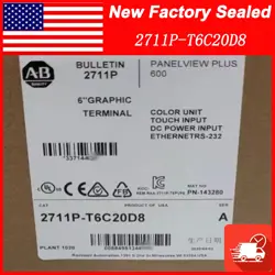 NEW ALLEN-BRADLEY 2711P-T6C20D8 PANELVIEW PLUS 6