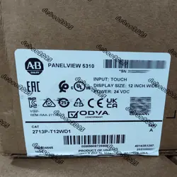 NEW 2713P-T12WD1 ALLEN BRADLEY PANELVIEW 5310 GRAPHIC TERMINAL 2713PT12WD1