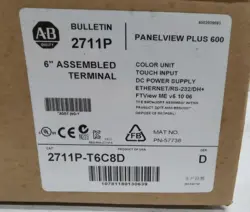 NEW ALLEN BRADLEY 2711P-T6C8D FREE SHIPPING NEW IN BOX NEW FACTORY SEALED PLC US