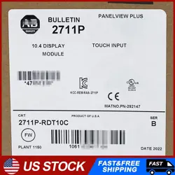 ALLEN BRADLEY 2711P-RDT10C PLUS 1000 COLOR TOUCH DISPLAY MODULE AB 2711P RDT10C