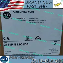 NEW ALLEN-BRADLEY 2711P-B12C4D8 PANELVIEW PLUS TERMINAL 2711P B12C4D8