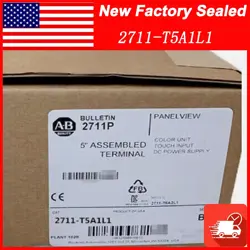1PC ALLEN-BRADLEY 2711-T5A1L NEW 4.46 PANELVIEW 550 MONO/TOUCH FREE SHIPPING
