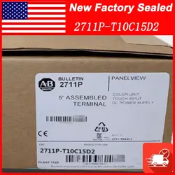 1PC ALLEN-BRADLEY 2711P-T10C15D2 NEW UNOPENED ALLEN BRADLEY 2711PT10C15D2