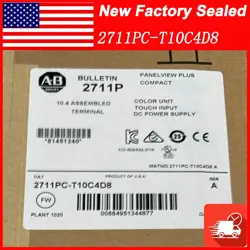 1PC ALLEN-BRADLEY 2711PC-T10C4D8 /A PANELVIEW PLUS COMPACT 1000 TERMINAL
