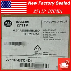 1PC ALLEN-BRADLEY 2711P-B7C4D1 2711PB7C4D1 NEW IN BOX NEW FACTORY SEALED PLC