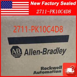 PLC 1PC ALLEN-BRADLEY 2711-PK10C4D8 FACTORY SEALED 2711 PK10C4D8 FREE SHIP US