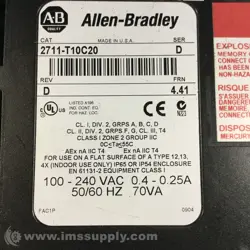 2711-T10C20 PANELVIEW 1000