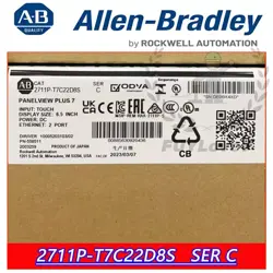 NEW FACTORY SEAL ALLEN-BRADLEY 2711P-T7C22D8S PANELVIEW PLUS 7 GRAPHIC TERMINAL