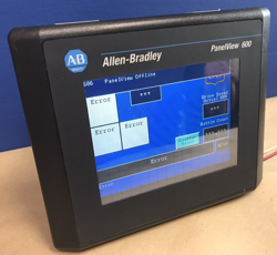 ALLEN BRADLEY 2711-T6C16L1 PANELVIEW 600 SER. B, REV. E, FRN 4.46