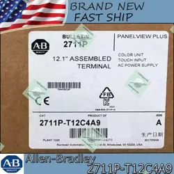 100%GENUINE NEW 2711P-T12C4A9 ALLEN BRADLEY PANELVIEW PLUS TERMINAL FREE SHIP US