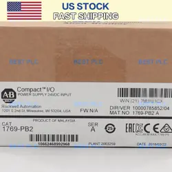 1769-PB2 ALLEN BRADLEY POWER SUPPLY 24V DC INPUT IN BOX A B