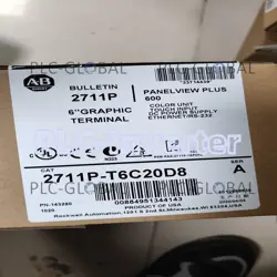 1-PACK NEW ALLEN-BRADLEY 2711P-T6C20D8 WITH WARRANTY DUTY FREE FAST SHIPPING -