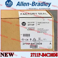 2711P-B4C20D8 BRAND NEW FACTORY SEALED ALLEN-BRADLEY PANELVIEW PLUS FREE SHIP US