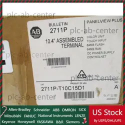 S ALLEN BRADLEY 2711P-T10C15D1 PANELVIEW PLUS TERMINAL US FREE TAX