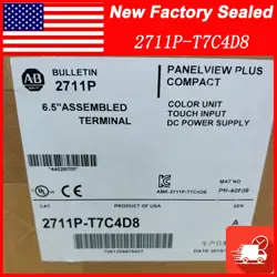 NEW FACTORY SEALED AB 2711P-T7C4D8 ALLEN BRADLEY PANELVIEW PLUS 700 COLOR/TOUCH
