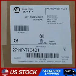 1PC ALLEN-BRADLEY 2711P-T7C4D1 SER A PANELVIEW PLUS 6.5