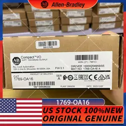 1769-OA16 COMPACT 16 POINT OUTPUT MODULE NEW SEALED ALLEN BRADLEY FAST SHIP