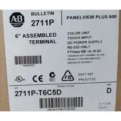 AB 2711P-T6C5D PANELVIEW PL 600 FACTORY SEALING ALLEN-BRADLEY