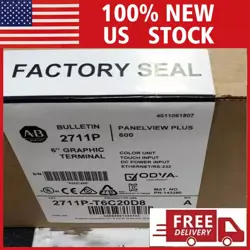 ALLEN-BRADLEY 2711P-T6C20D8 /A PANELVIEW PLUS 6 GRAPHIC TERMINAL 2711PT6C20D8