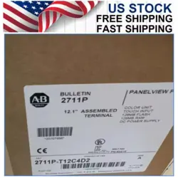 ALLEN BRADLEY 2711P-T12C4D2 TOUCH SCREEN BRAND NEW SEAL STOCK FREE SHIPPING