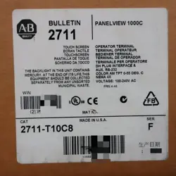 ALLEN-BRADLEY 2711-T10C8 1000 COLOR TERMINAL 10.4-IN AB 2711 T10C8