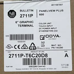 2711P-T6C20D8 PANELVIEW PL 6 GRAPHIC TERMINAL ALLEN-BRADLEY