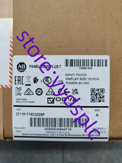NEW ALLEN-BRADLEY 2711P-T15C22D9P SER A PANELVIEW PLUS 7 SEALED 2711PT15C22D9P