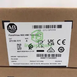 ALLEN-BRADLEY 2711R-T7T PANELVIEW 800 7-INCH HMI TERMINAL FREE SHIPPING