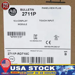 ALLEN-BRADLEY 2711P-RDT10C PLUS 1000 COLOR TOUCH DISPLAY MODULE 2711P-RDT10C