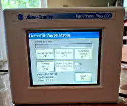 ALLEN BRADLEY PANELVIEW PLUS 600 TOUCH PANEL 2711P-T6C20A