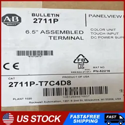 NEW ALLEN BRADLEY 2711P-T7C4D8 /A PANELVIEW PLUS 6.5