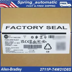 ALLEN BRADLEY 2711P-T4W21D8S /D PANELVIEW PLUS 7 TOUCH SCREEN NEW 2711P-T4W21D8S