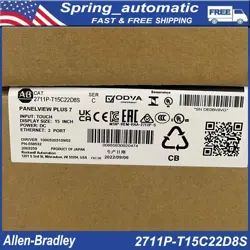 NEW ALLEN-BRADLEY 2711P-T15C22D8S PANELVIEW PLUS 7 TOUCHSCREEN AB 2711PT15C22D8S
