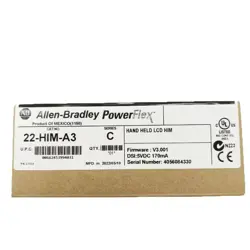 22-HIM-A3  ALLEN-BRADLEY POWERFLEX HAND HELD LCD HIM 22HIMA3