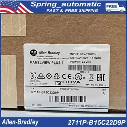 NEW ALLEN-BRADLEY 2711P-B15C22D9P SER A HMI PANELVIEW PLUS 7 GRAPHIC TERMINAL