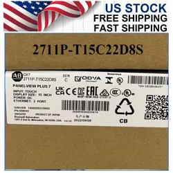 2711P-T15C22D8S /B ALLEN BRADLEY PANELVEW PLUS 7 GRAPHIC TERMINAL 2711PT15C22D8S