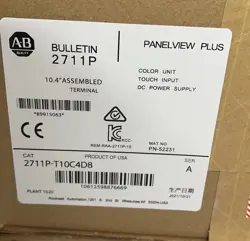 SEALED NEW ALLEN-BRADLEY 2711P-T10C4D8 PANELVIEW PLUS ASSEMBELED TERMINAL