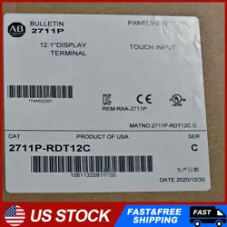 1PC ALLEN BREDLEY 2711P-RDT12C SER C PANELVIEW PLUS ALLEN BRADLEY 2711PRDT12C US
