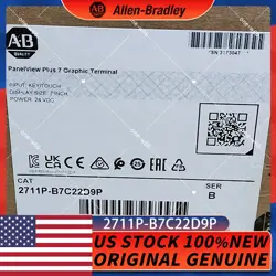 NEW SEALED 2711P-B7C22D9P HMI PANELVIEW PLUS 7 COLOR KEY TOUCH ALLEN-BRADLEY