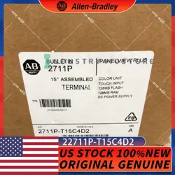 ALLEN BRADLEY PANELVIEW PLUS 1500 2711P-T15C4D2 15 INCH TOUCH PANEL HMI