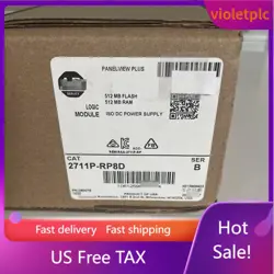 ALLEN-BRADLEY PANELVIEW PL 6 LOGIC MODULE 2711P-RP8D US FREE TAX .